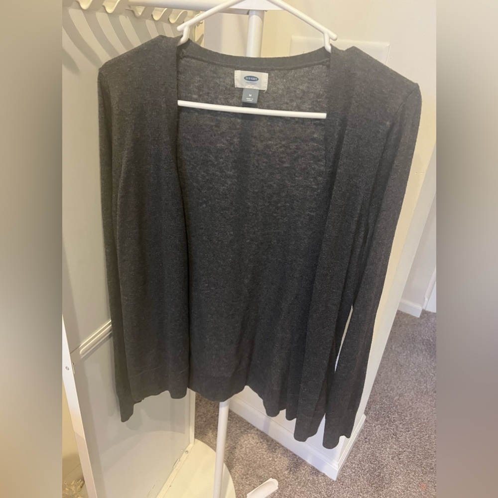 Old navy Gray cardigan, size M